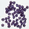 50 5mm Transparent Amethyst Lustre Baby Bell Flower Beads